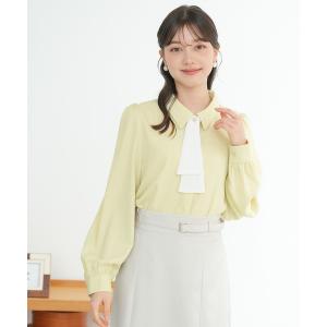 ブラウス シャツ デタッチャブルボウタイブラウス（２WAY仕様） レディース