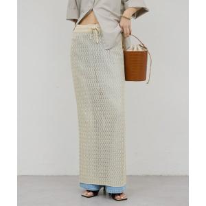 スカート ラメラッセルスカート