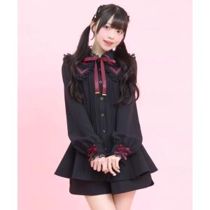 セットアップ 付け襟セットアップ レディース