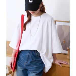 tシャツ 「UVカット/接触冷感」ゆるっとドルマンスリーブ オーバーサイズ 半袖Tシャツ レディース メンズ