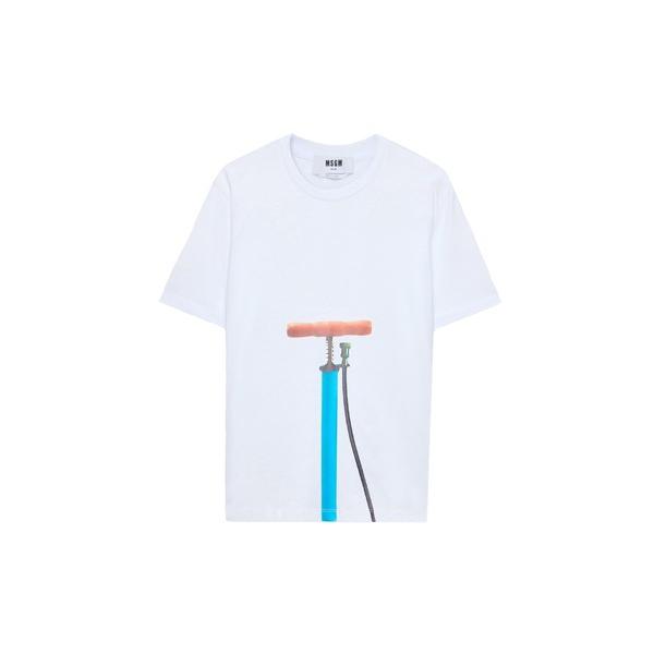 MSGM MSGM FLOOR PUMP Tシャツ