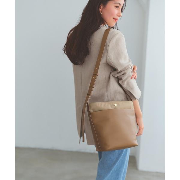 ショルダーバッグ バッグ 「Breath TOPKAPI」LINEA リネア レザーコンビ バケット...