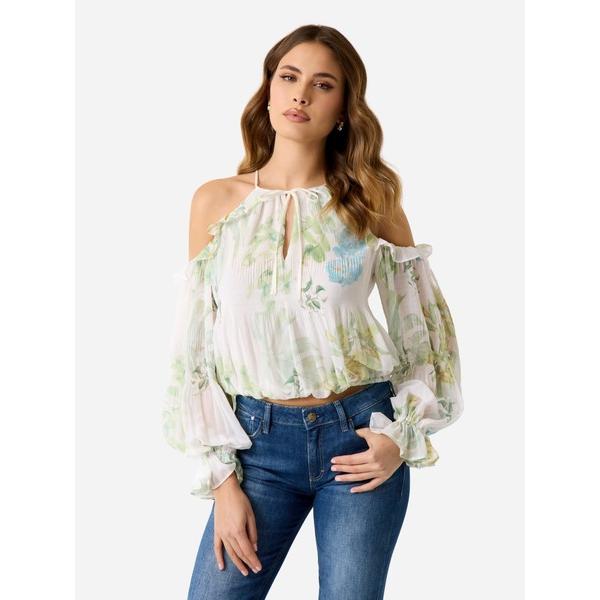 ブラウス シャツ EMILY Cold Shoulder Top ブラウス レディース