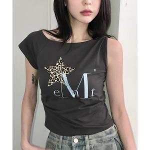 tシャツ MUCENT／スターレオパードT レディース