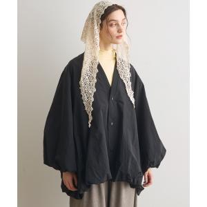 ブルゾン アウター Vネックバルーンライトジャケット レディース