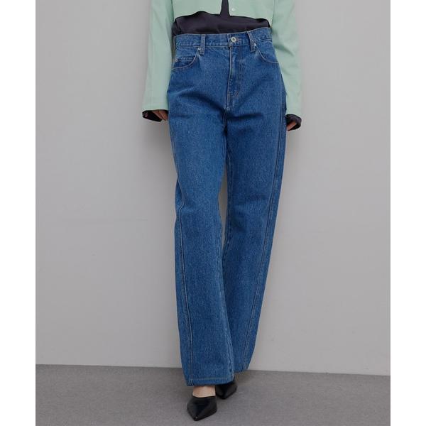 ジーンズ デニム デニムパンツ JAPAN MADE STRAIGHT DENIM PANTS レデ...