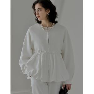 ブルゾン アウター 「MEISM by Re:EDIT」ダンボール裾バルーンブルゾン レディース