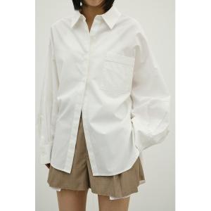 ブラウス シャツ パネルオーバーシャツ レディース