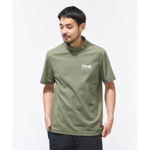 tシャツ ピン  PEカノコ半袖ハイネックシャツ メンズ
