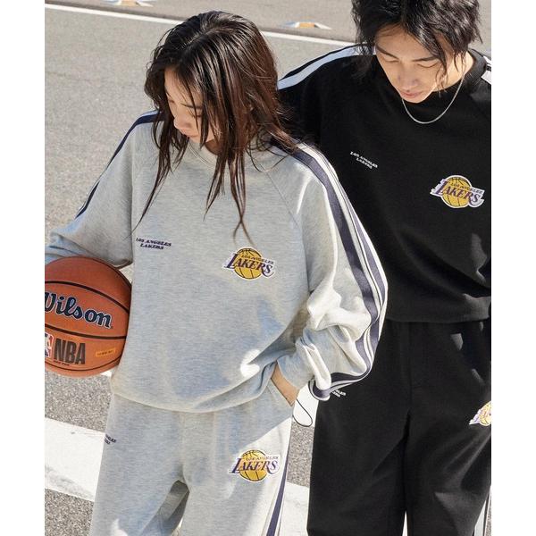 「NBA」 セットアップ X-LARGE グレー メンズ