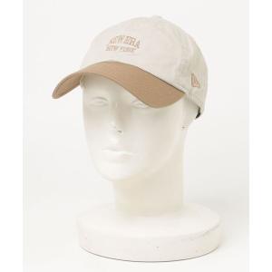 「GLOBAL WORK」 「NEW ERA」キャップ ONE SIZE ベージュ レディース