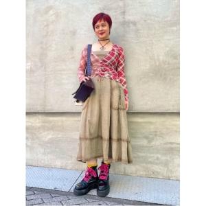 Desigual（デシグアル） ポンチョ 「HOT」デニム×キルティング 調節