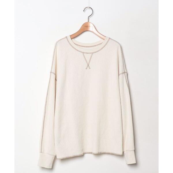 「Java」 長袖カットソー MEDIUM ベージュ レディース