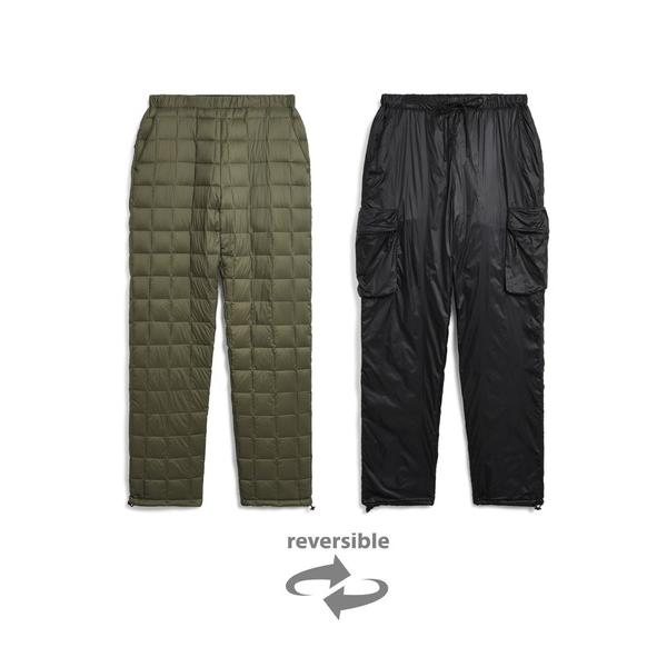 「TAION」 イージーパンツ S ダークオリーブ メンズ