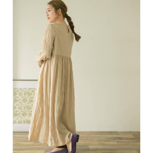 「ITEMS URBANRESEARCH」 長袖ワンピース SMALL グレー系その他 レディース