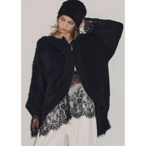 「LA BELLE ETUDE」 ニットカーディガン FREE ブラック レディース