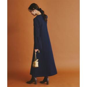 「titivate」 ニットワンピース S ネイビー レディース