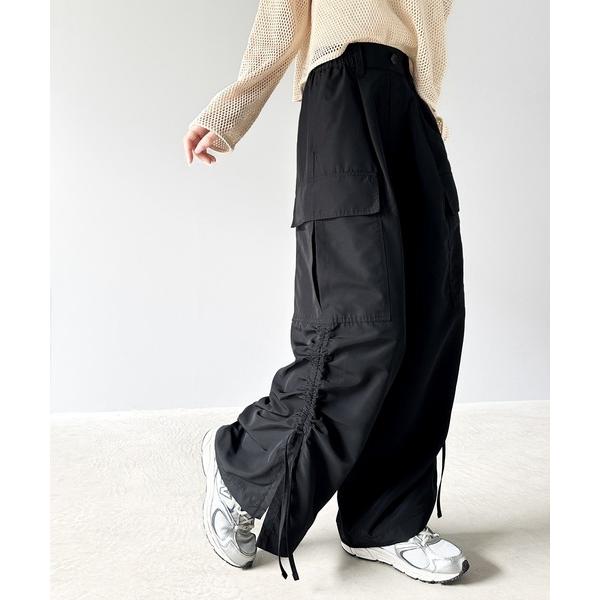 「Java」 カーゴパンツ X-LARGE ブラック レディース