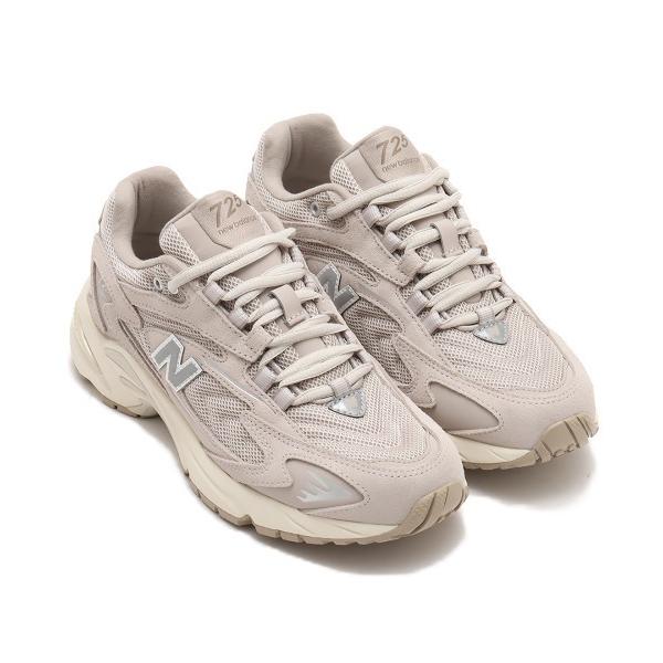 「New Balance」 ローカットスニーカー 24.5cm グレー レディース