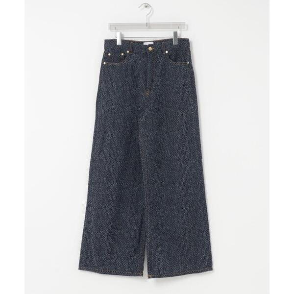 Ganni Ganni TWEED DENIM BAGGY JEANS パンツ