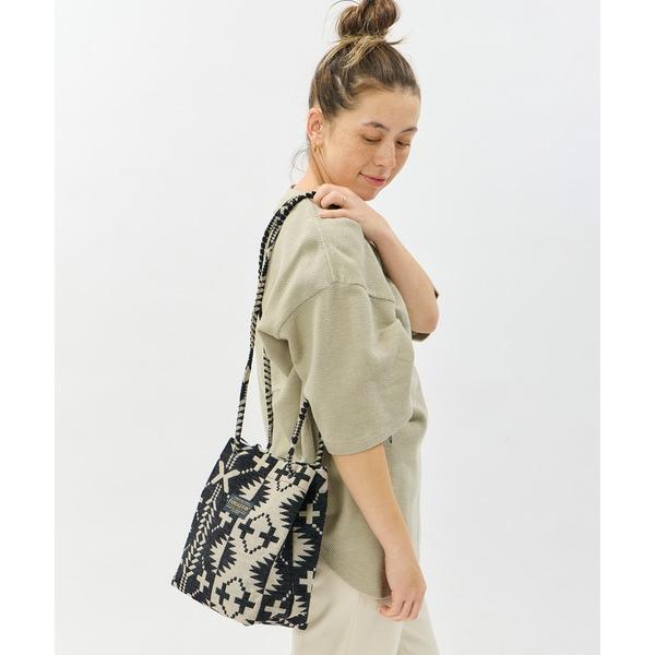 ショルダーバッグ バッグ PENDLETON/ペンドルトン ゴブラン ジャガード バケットバッグ レ...