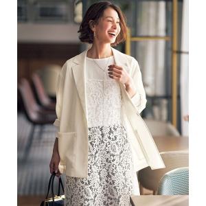 ジャケット テーラードジャケット シアー オーバージャケット レディース