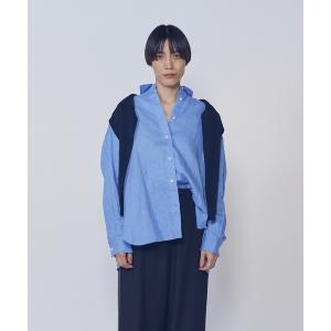 ブラウス シャツ 「リニューアル」ウォッシュリネンシャツ レディース