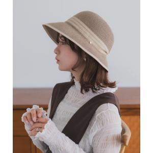 帽子 ハット ウォッシュブレード クロッシェハット/洗える サマーハット UVカット帽子 レディース