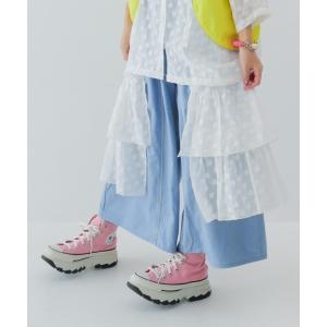 パンツ alphabetオーガンジースカートパンツ  laides レディース