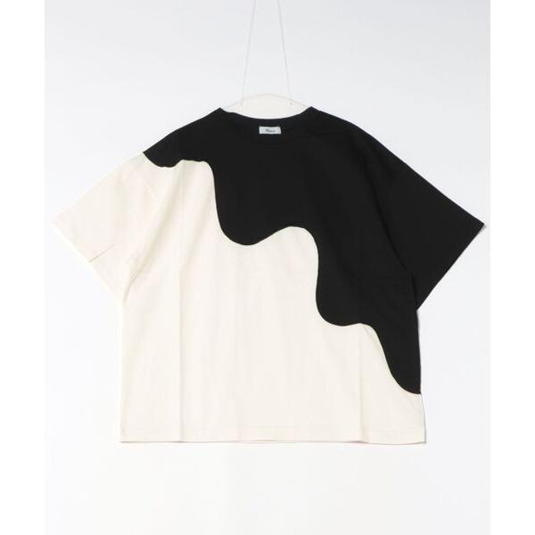 tシャツ twoピースバイカラーTシャツ  laides レディース