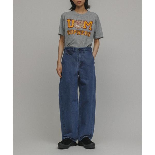 「M TO R」 デニムパンツ 40 ブルー レディース