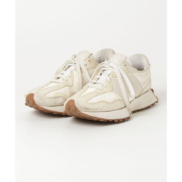 「New Balance」 ローカットスニーカー 24.5cm ベージュ レディース