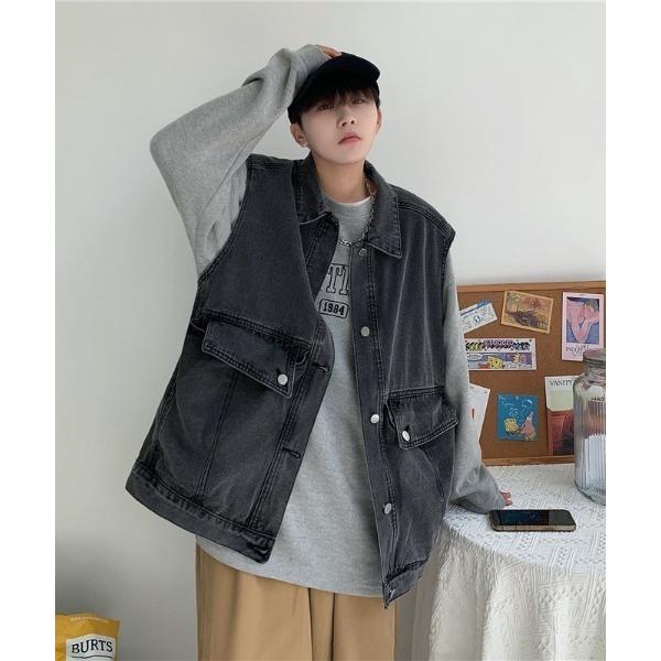 「B.R.U」 ベスト FREE ブラック メンズ