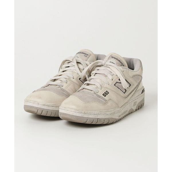 「New Balance」 ローカットスニーカー 24.5cm ベージュ レディース