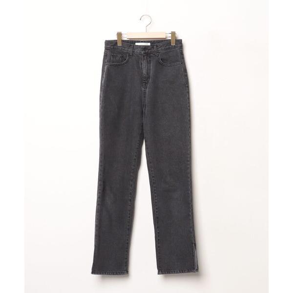 「by muni:r」 デニムパンツ MEDIUM ブラック レディース