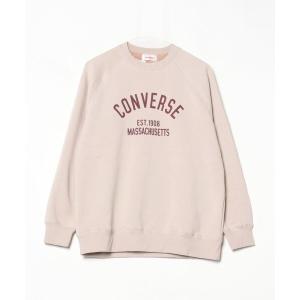 「CONVERSE」 スウェットカットソー L ベージュ レディース