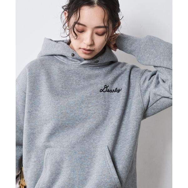 「CHIC STYLE」 プルオーバーパーカー LL 杢グレー レディース