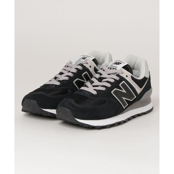 「New Balance」 ローカットスニーカー 23.5cm ブラック メンズ