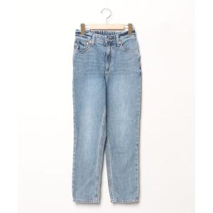 「GLOBAL WORK」 デニムパンツ S ネイビー レディース