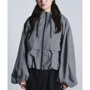 ブルゾン アウター CHECK PUFF BLOUSON レディース