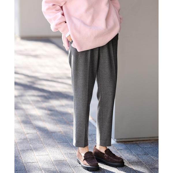 「FRAMeWORK」 スラックス 40 チャコールグレー レディース