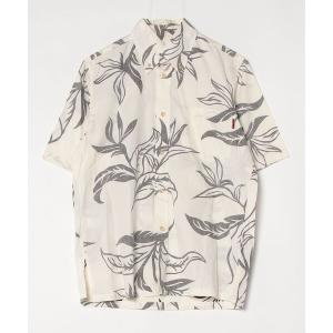 「MANGO」 半袖シャツ L ホワイト メンズ