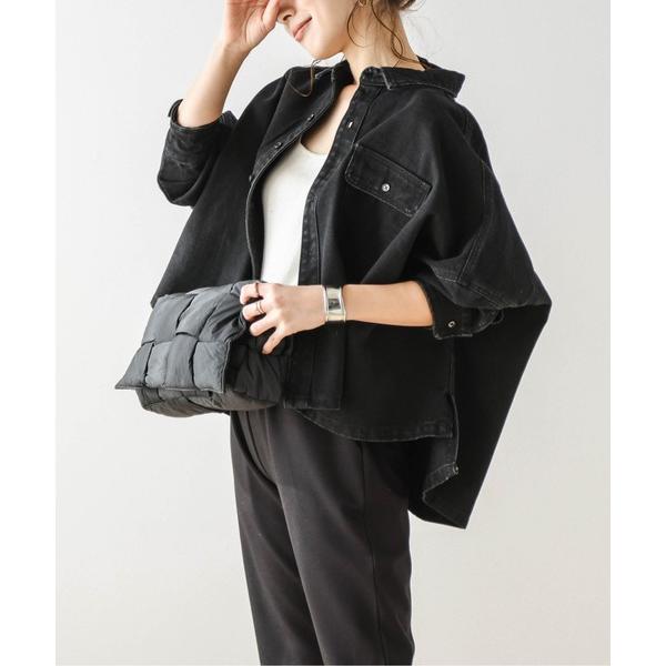 「AMELY」 長袖シャツ フリー ブラック レディース