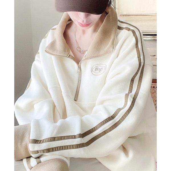 「Java」 長袖カットソー LARGE アイボリー レディース