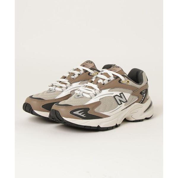 「New Balance」 ローカットスニーカー 24.5cm ブラウン レディース