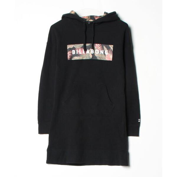 「BILLABONG」 長袖ワンピース M ブラック レディース