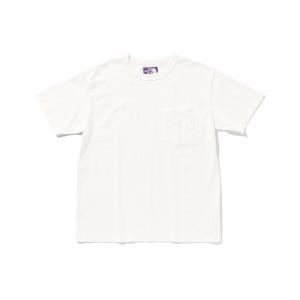 「THE NORTH FACE PURPLE LABEL」 半袖Tシャツ MEDIUM オフホワイト メンズ