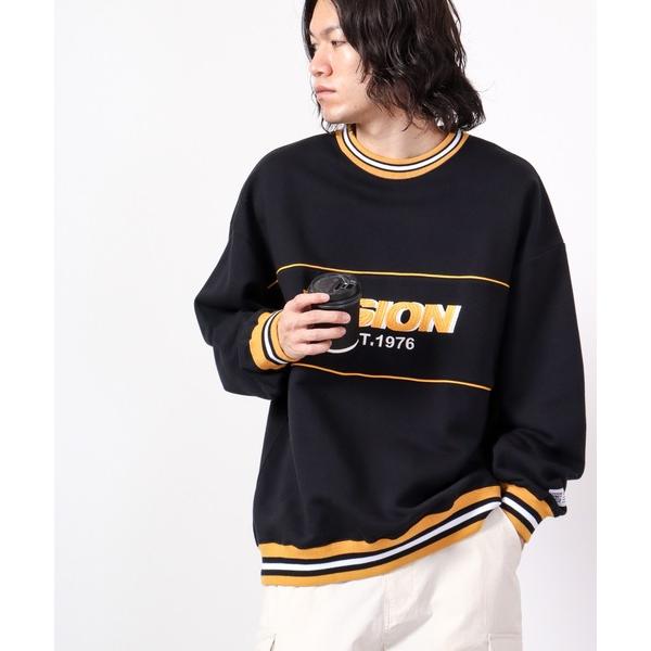 「VISION STREET WEAR」 スウェットカットソー L ブラック メンズ