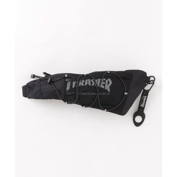ウエストポーチ 「THRASHER/スラッシャー」2Way ボトルストラップ付き ウエストバッグ ス...