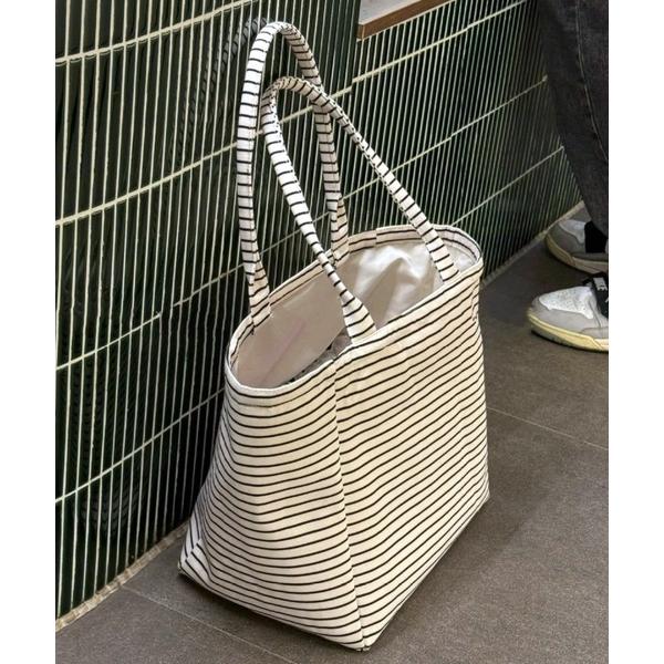 トートバッグ ボーダートートバッグ レディース
